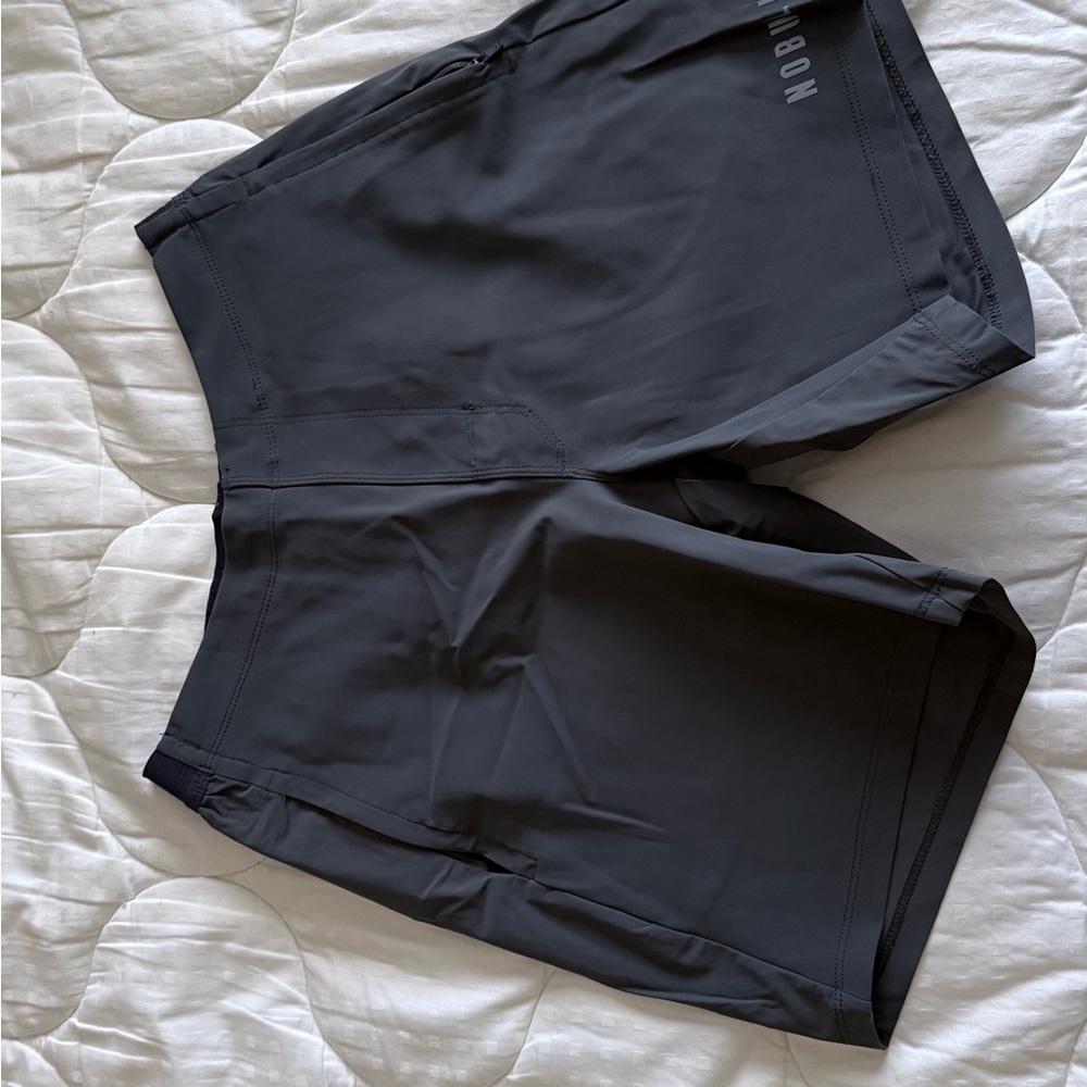 NOBULL Black Athletic Shorts Smooth Fabric Performance